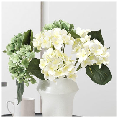 Flowers (Artificial) - Hydrangea - White 65