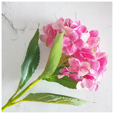 Flowers (Artificial) - Hydrangea - Pink 65