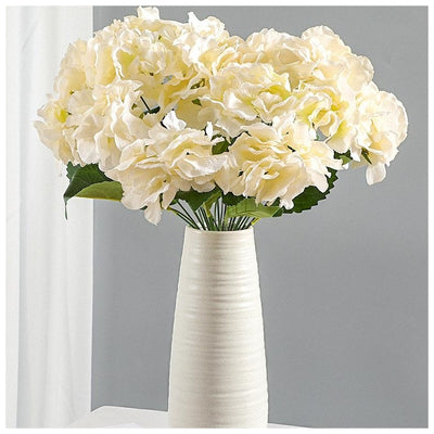 Flowers (Artificial) - Hydrangea Bouquet - White