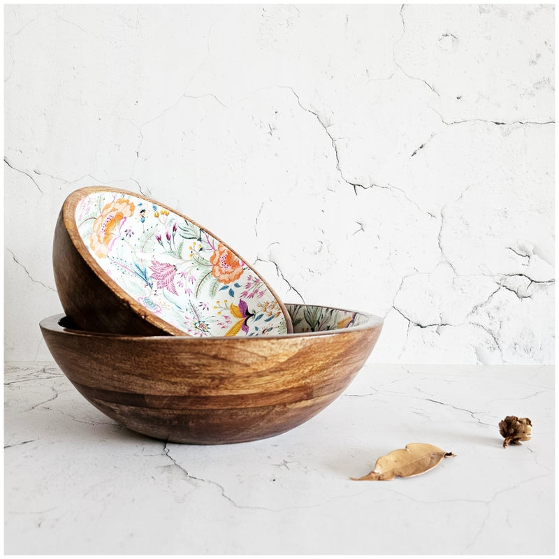 Wooden Multipurpose Bowls - Set of 2 - Jardin