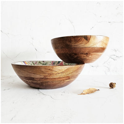 Wooden Multipurpose Bowls - Set of 2 - Jardin