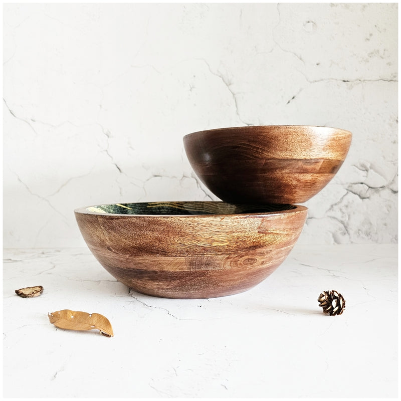 Wooden Multipurpose Bowls - Set of 2 - Constellation