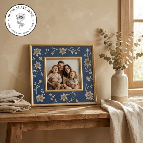 Photo Frame - Hand Painted - Blooming Hibiscus (4"x6")