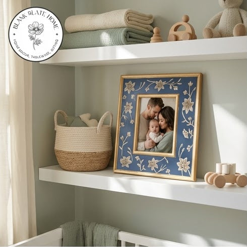 Photo Frame - Hand Painted - Blooming Hibiscus (4"x6")