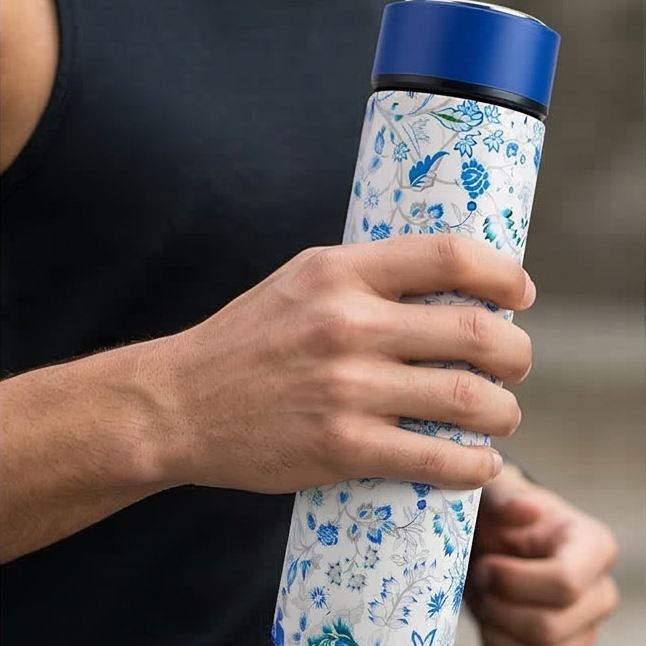 INSULATED SWEAT BOTTLE - 500 ML - CARIBBEAN FLORAL
