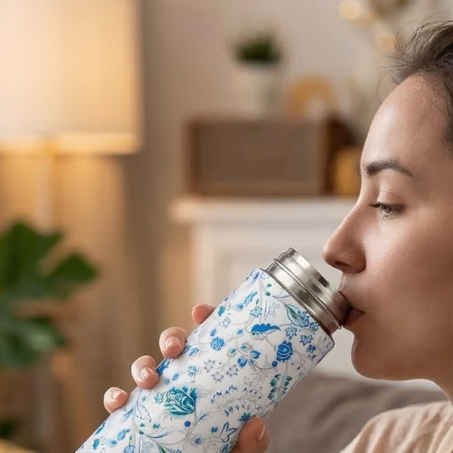 INSULATED SWEAT BOTTLE - 500 ML - CARIBBEAN FLORAL