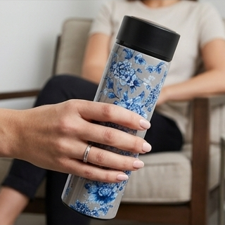 INSULATED SWEAT BOTTLE - 500 ML - ENCHANTED FOREST (BROWN)