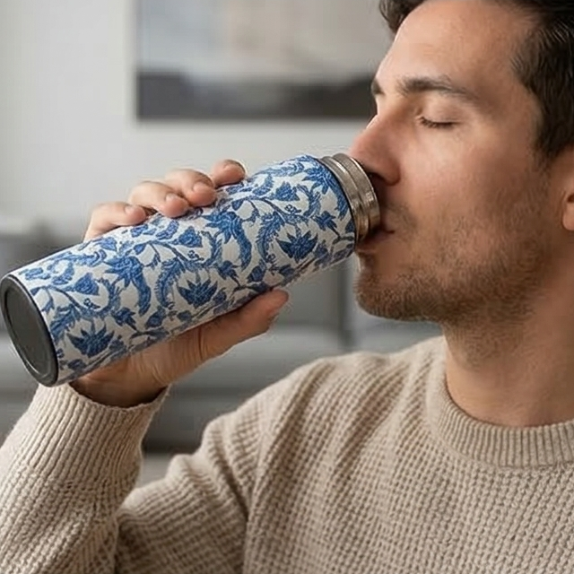 INSULATED SWEAT BOTTLE - 500 ML - WHITE KNIGHT