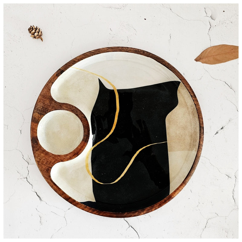 Chip & Dip Platter - Side Bowl - Wabi Sabi
