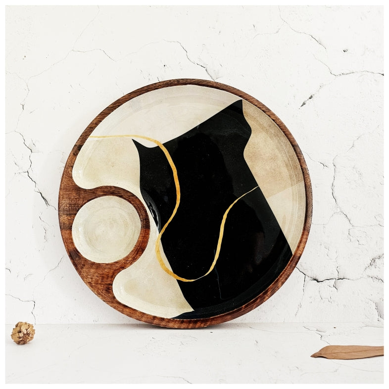 Chip & Dip Platter - Side Bowl - Wabi Sabi