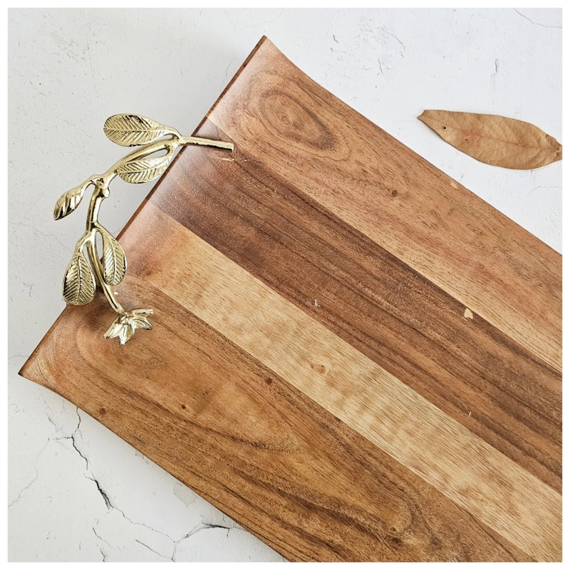 Luxe Gifting - Cheese Boards - Gold Floral