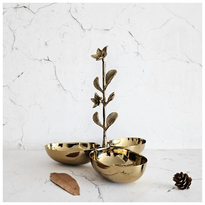 Luxe Gifting - Nut Bowl - Gold Floral