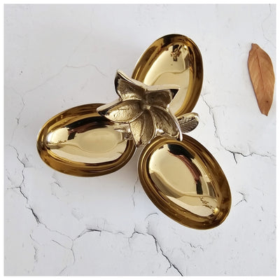 Luxe Gifting - Nut Bowl - Gold Floral