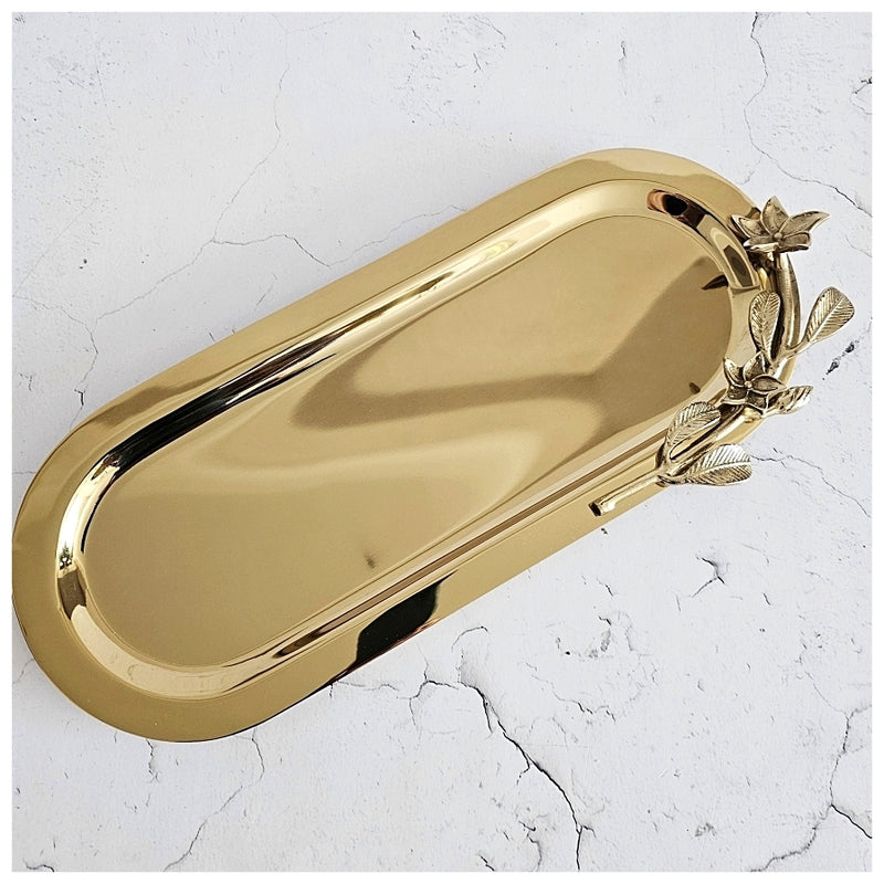 Luxe Gifting - Capsule Tray - Gold Floral