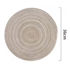 TABLEMATS/PLACEMATS - JUTE BEIGE (SET OF 4)