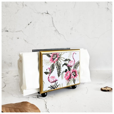 NAPKIN HOLDER - FLAMINGO