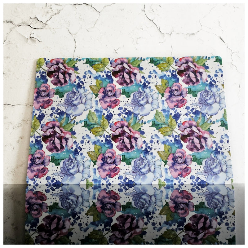 WIPE CLEAN TABLEMATS/PLACEMATS - IRIS BLOOM