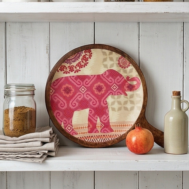 PIZZA PAN - MEDIUM - ELE PINK