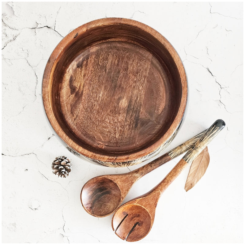 Salad Bowl - Large - Wooden Servers - Constellation