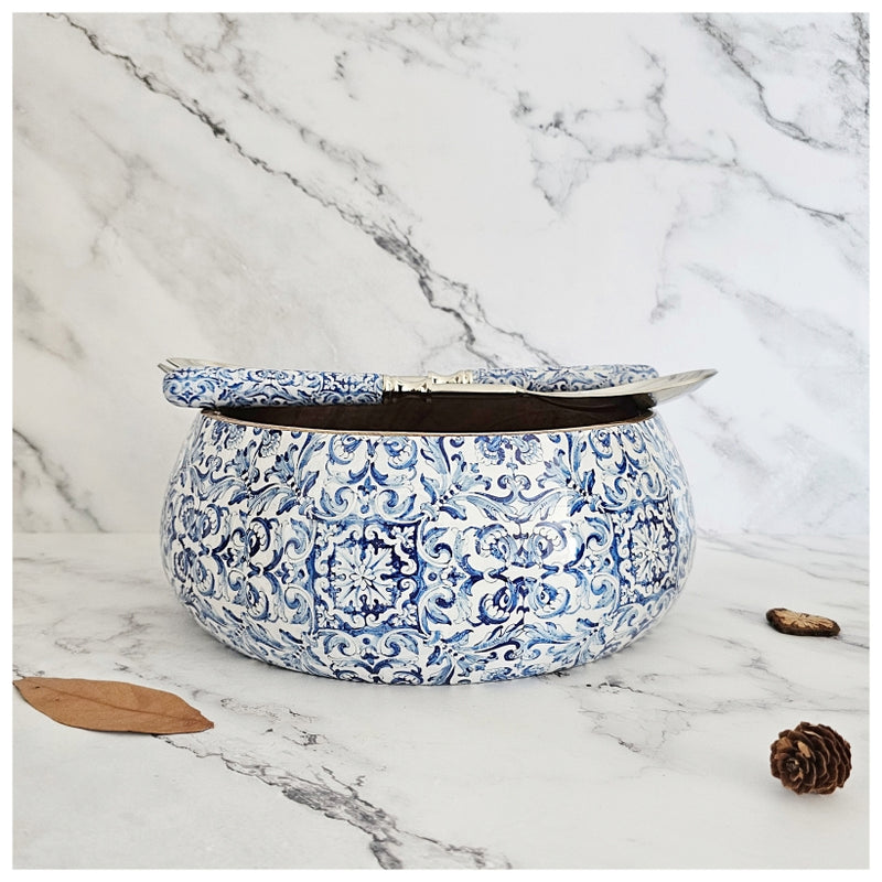 Salad Bowl - Large - Stainless Steel Servers - Bodrum