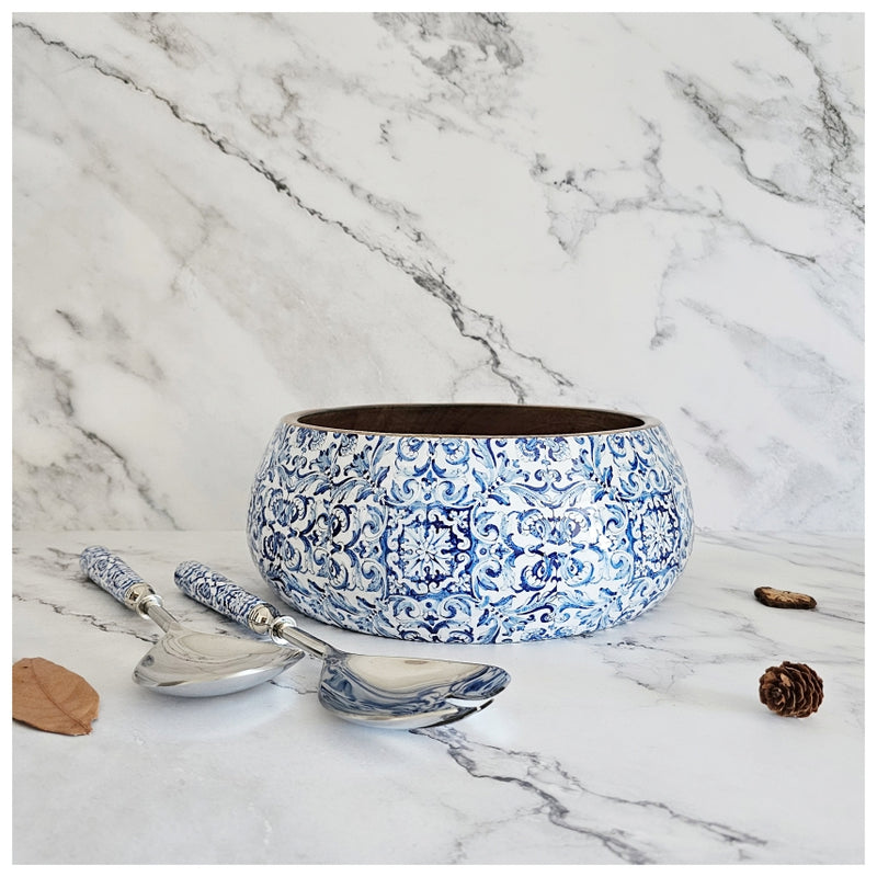 Salad Bowl - Large - Stainless Steel Servers - Bodrum