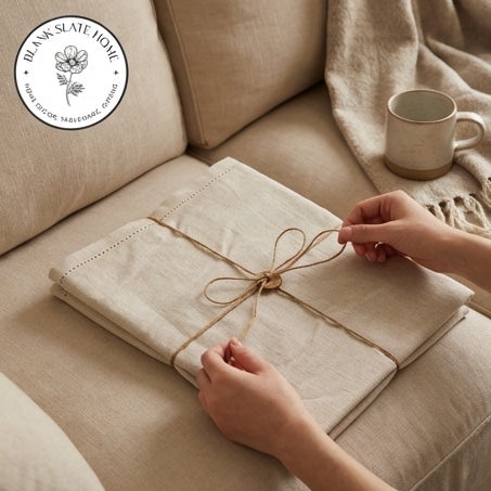 Table Cloth - Cotton - Classic Beige Solid