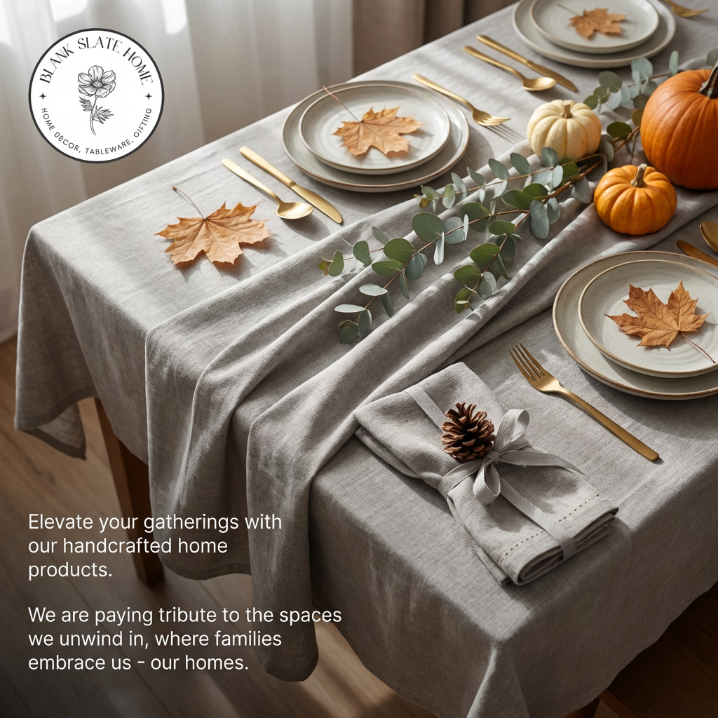 Table Cloth - Cotton - Classic Grey