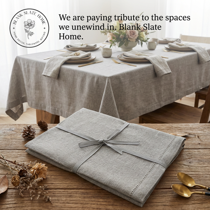 Table Cloth - Cotton - Classic Grey