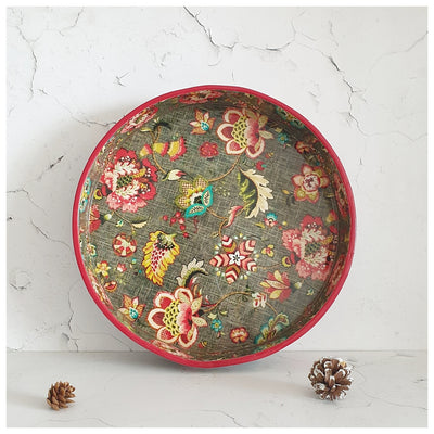 Serving Tray - Round - Earthy Meadow