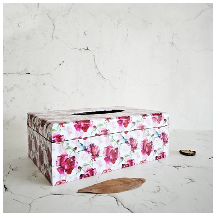 Tissue Box - Country Rose