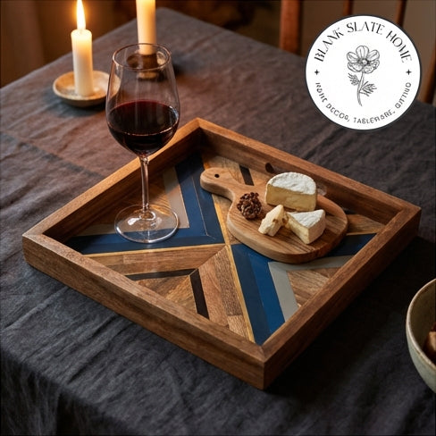 Serving Tray - Square - Blue Seas