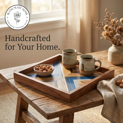 Serving Tray - Square - Blue Seas