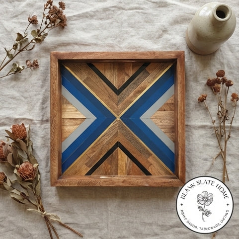 Serving Tray - Square - Blue Seas