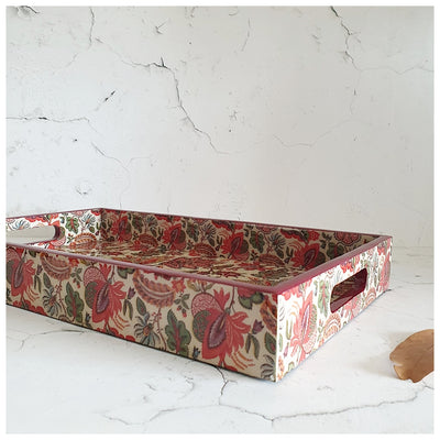 SERVING TRAY - RECTANGLE  - Set of 2 - Kalamkari