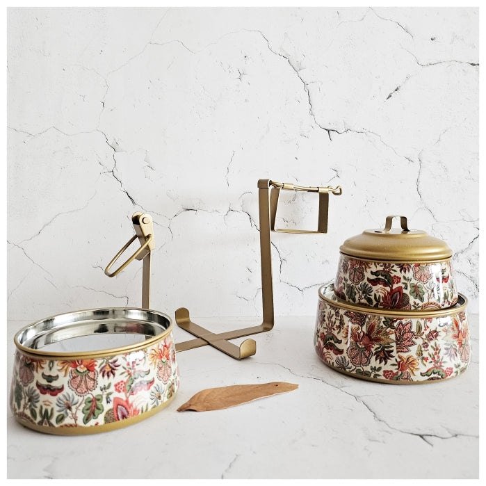 Tiffin (3 Tier) - Kalamkari