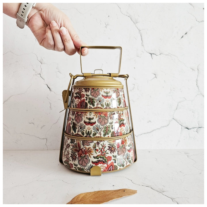 Tiffin (3 Tier) - Kalamkari