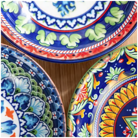 Ceramic - Dip, Soy Dish or Single Serve Dish - Set of 6 - Moroccan