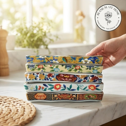 Ceramic - Chip &amp; Dip Dish - Rectangle Medium - Black