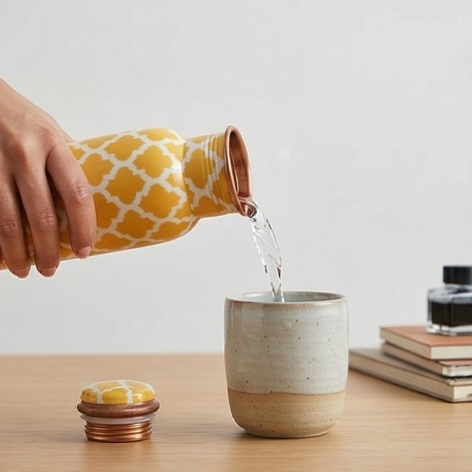 Copper Bottle 950 ml - Hello Sunshine