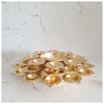 Diwali Urlis - Set of 3 - Gold