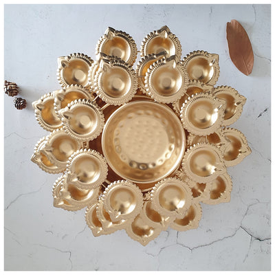 Diwali Urlis - Set of 3 - Gold