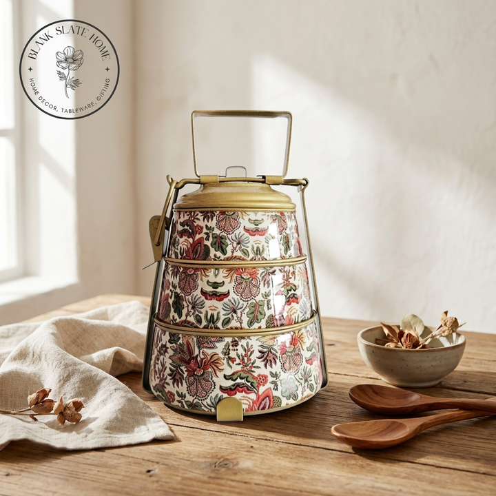 Tiffin (3 Tier) - Kalamkari