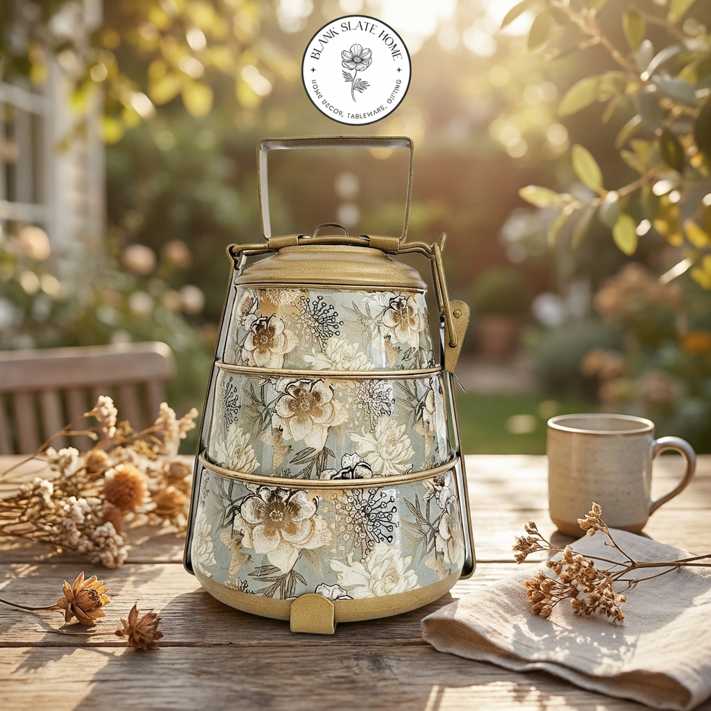 Tiffin (3 Tier) - Summer Rain