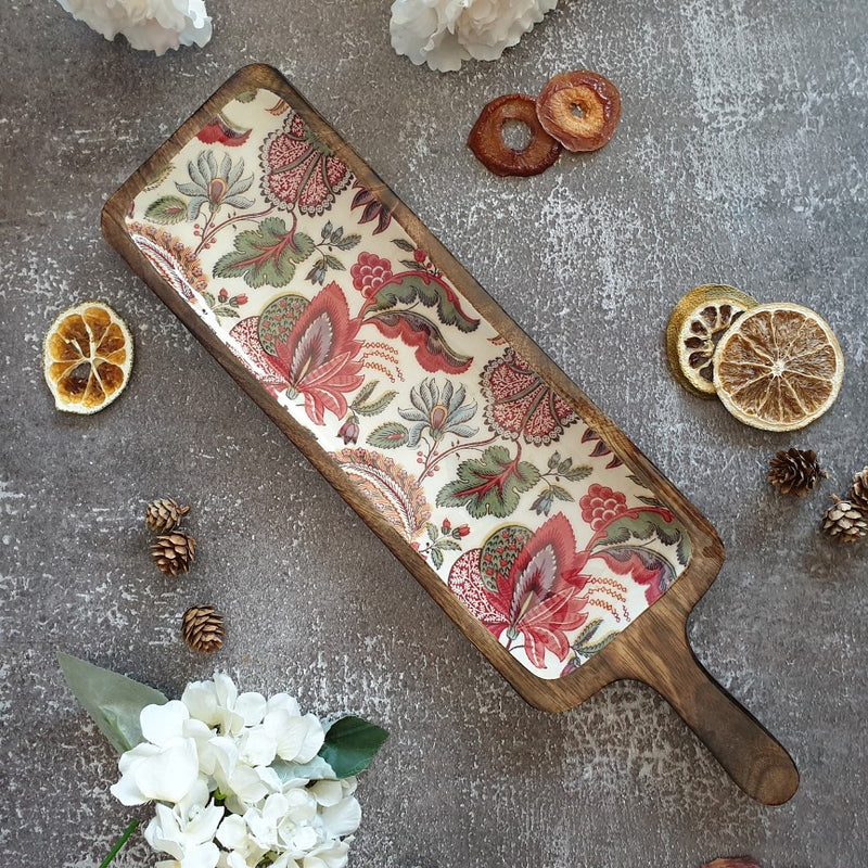 PADDLE SHAPED PLATTER - KALAMKARI