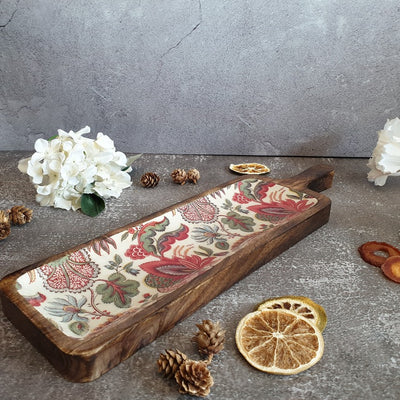 PADDLE SHAPED PLATTER - KALAMKARI