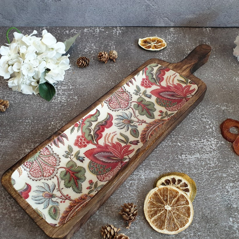 PADDLE SHAPED PLATTER - KALAMKARI