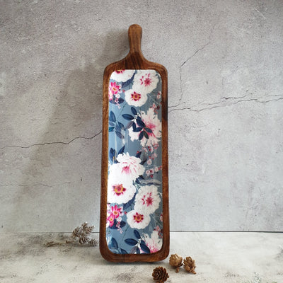 PLATTER - PADDLE SHAPED - DESERT ROSE