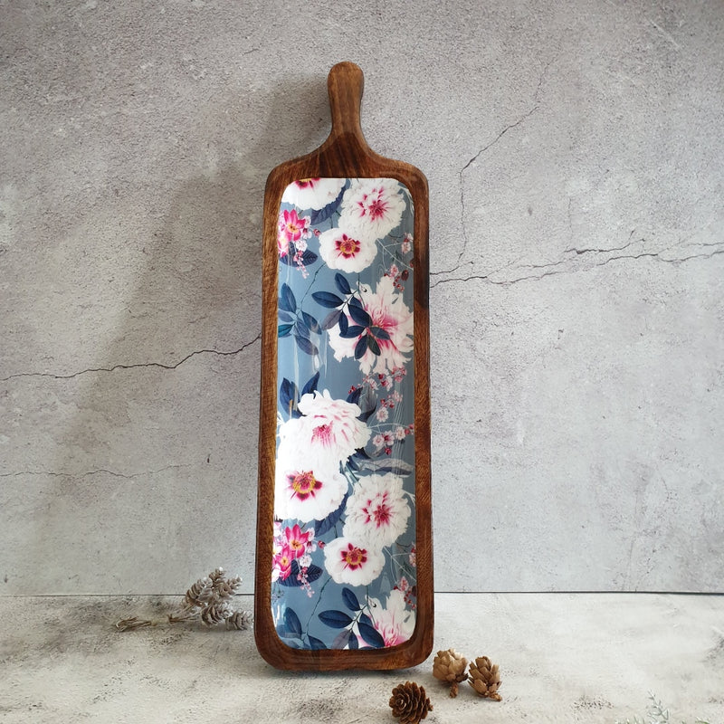 PLATTER - PADDLE SHAPED - DESERT ROSE