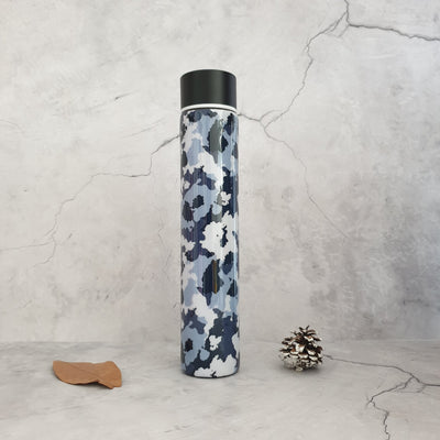 INSULATED SLIM BOTTLE - CAMOUFLAGE BLUE
