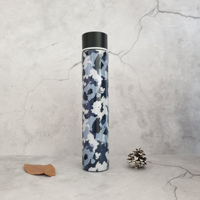 INSULATED SLIM BOTTLE - CAMOUFLAGE BLUE